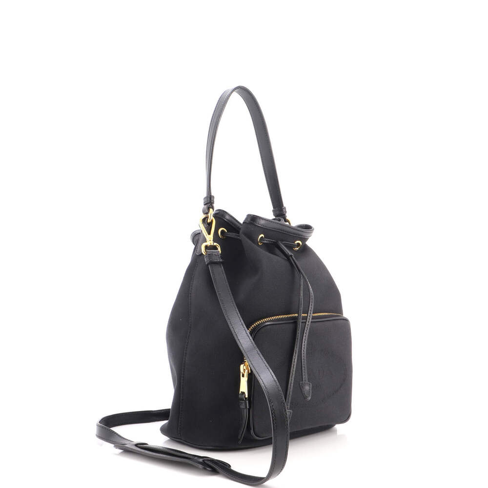 Prada Logo Drawstring Bucket Bag - Picture 2 of 5
